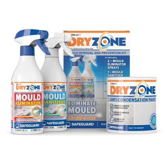 Dryzone Mould Removal & Prevention Kit + Anti-Condensation Paint Bundle