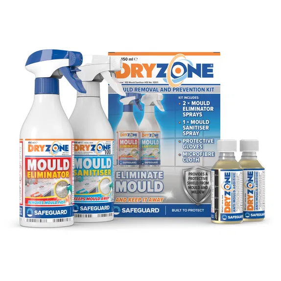 Dryzone Mould Removal Kit + Anti-Mould Additive Bundle – Complete Mould Protection