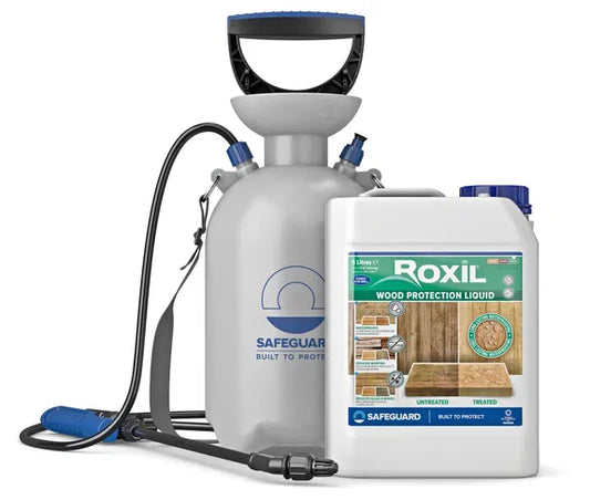 Roxil Wood Protection Liquid and Pressure Sprayer