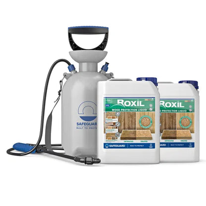 Roxil Wood Protection Liquid and Pressure Sprayer